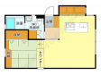 Yui house A棟の間取り図画像