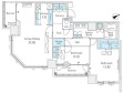 パークコート六本木ヒルトップの間取り図画像