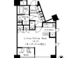 パークアクシス麻布仙台坂の間取り図画像