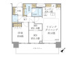 Brillia Tower 浜離宮の間取り図画像