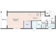 B CITY APARTMENT SHINJUKU NWの間取り図画像