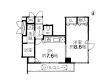 サザンコート早稲田の間取り図画像