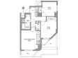 ラグジュアリーアパートメント白金の間取り図画像