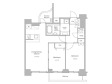 レジディア新宿イーストIIの間取り図画像