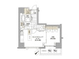 パークハビオ渋谷の間取り図画像