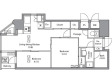 レジディア入谷の間取り図画像