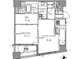 パークアクシス日本橋浜町の間取り図画像