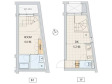 エスセナーリオ若松町の間取り図画像