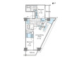 コンフォリア新宿イーストサイドタワーの間取り図画像